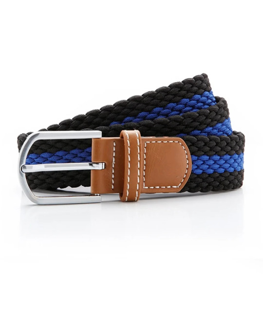 Asquith&Fox; Two-tone striped stretch belt