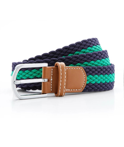 Asquith&Fox Two colour stripe braid stretch belt | ADT Tryck