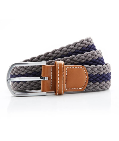 Asquith&Fox; Two-tone striped stretch belt