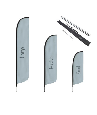 Shark fin with spike - Beach flag