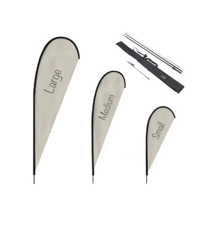 Drop with spike - Beach flag