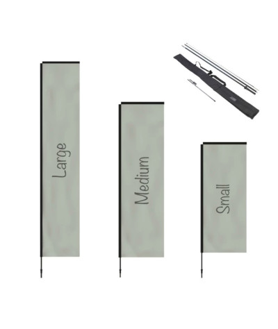 H-shape with spike - Beach flag