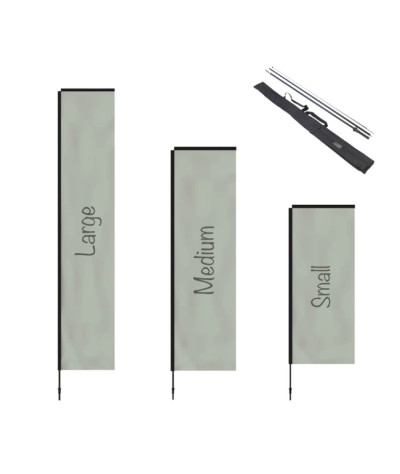 H-shape with mast - Beach flag