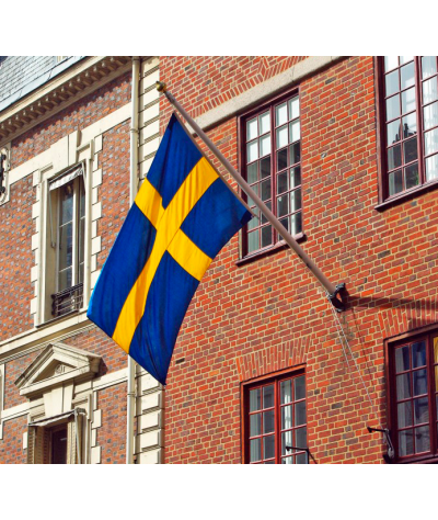 Fasadflagga Dubbelsidig 200g Polyester