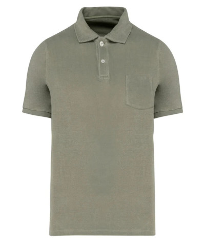 Native Spirit Men's Terry Towel polo shirt