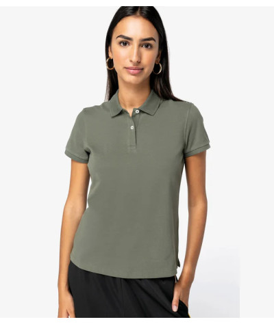 Native Spirit Ladies' Eco-Friendly Piqué Knit Polo Shirt | ADT Tryck