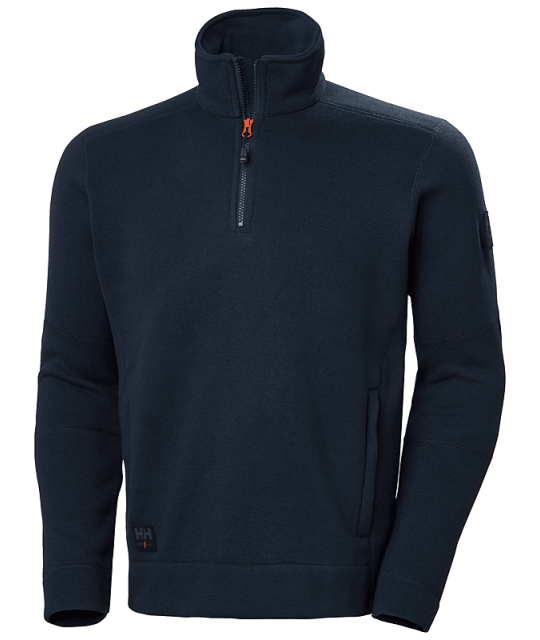 Helly Hansen Workwear Kensington Knitted Half Zip Fleece Jumper