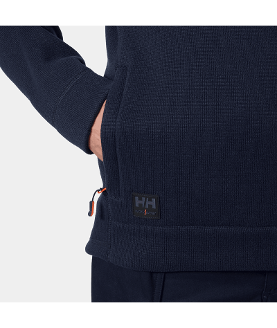 Helly Hansen Workwear Kensington Stickad Halvzip Fleecetröja Helly ...