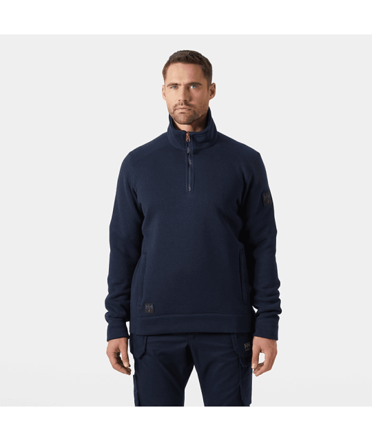 Helly Hansen Workwear Kensington Stickad Halvzip Fleecetröja Helly ...