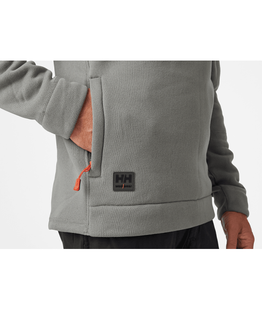 Helly Hansen Workwear Kensington Stickad Halvzip Fleecetröja Helly ...