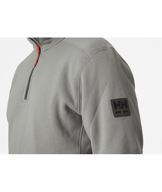 Helly Hansen Workwear Kensington Stickad Halvzip Fleecetröja Helly ...