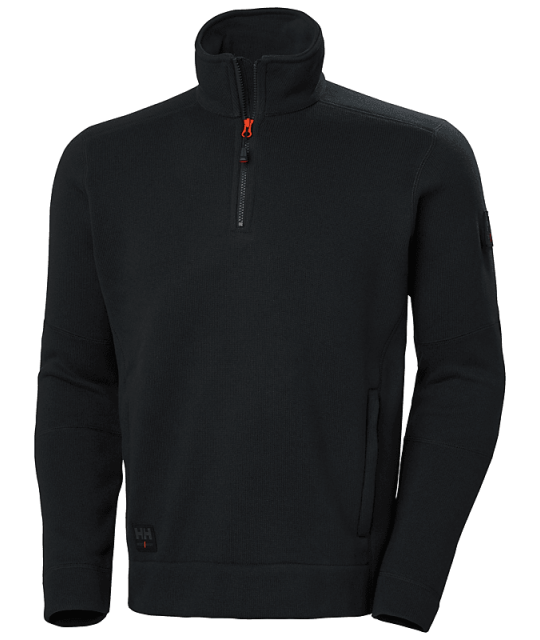 Helly Hansen Workwear Kensington Stickad Halvzip Fleecetröja Helly ...