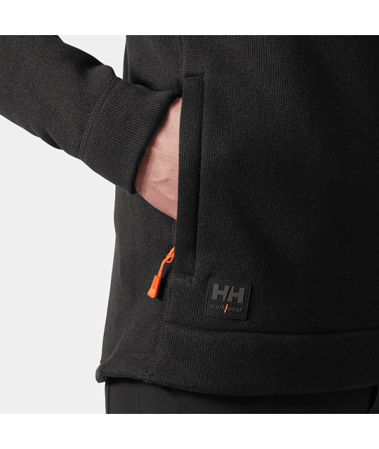 Helly Hansen Workwear Kensington Stickad Halvzip Fleecetröja Helly ...