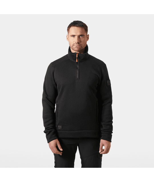 Helly Hansen Workwear Kensington Stickad Halvzip Fleecetröja Helly ...