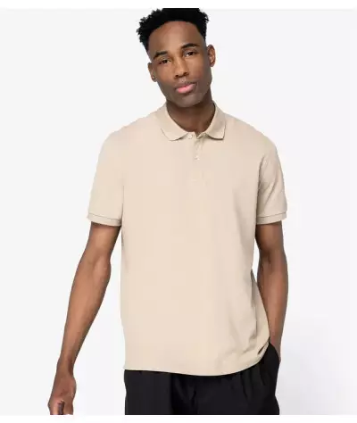 Native Spirit Men's Eco-Friendly Piqué Knit Polo Shirt | ADT Tryck
