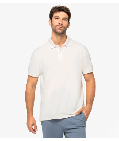 Native Spirit Men's Eco-Friendly Piqué Knit Polo Shirt | ADT Tryck