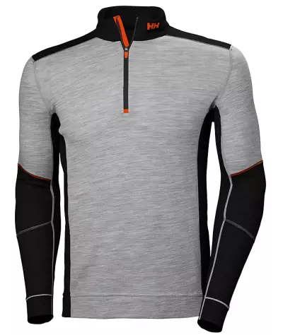 Helly Hansen Workwear LIFA Merino Underställströja Halvzip Helly Ha...