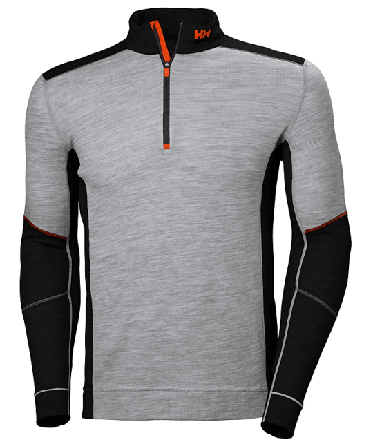 Helly Hansen Workwear LIFA Merino Underställströja Halvzip Helly Ha...