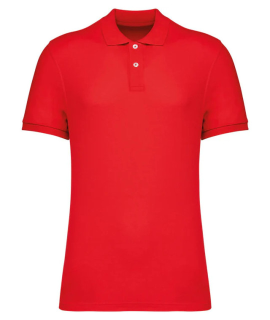 Men's Eco-Friendly Piqué Knit Polo Shirt