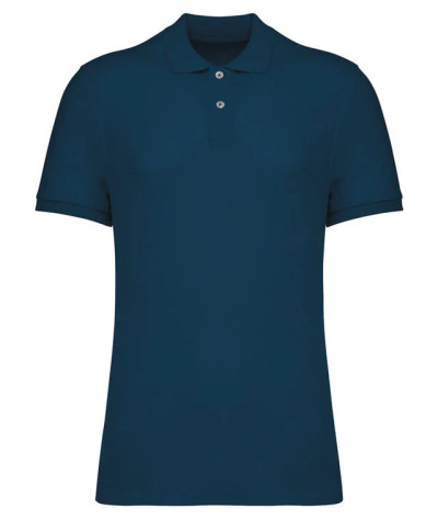 Men's Eco-Friendly Piqué Knit Polo Shirt
