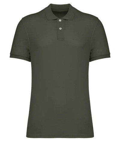 Native Spirit Men's Eco-Friendly Piqué Knit Polo Shirt