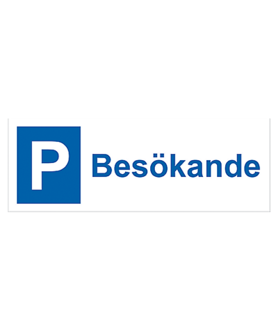 ADT Parkeringsskyltar 4-Färg Reflex