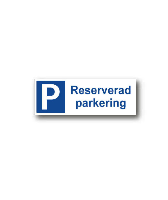 ADT Parkeringsskyltar 4-Färg Reflex