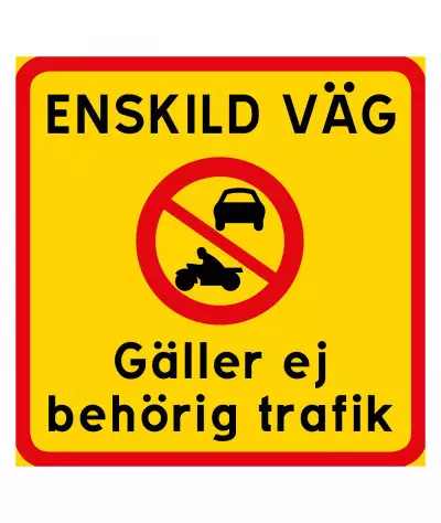 ADT Vägskylt, Vägmärke 4-Färg Reflex | ADT Tryck