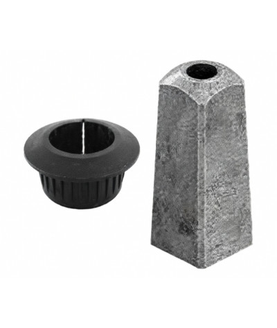ADT Skyltfundament 30 kg Komplett 60 mm