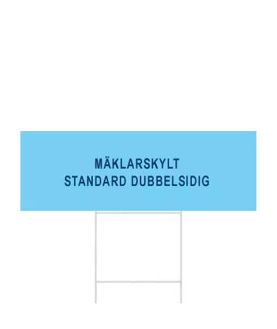 ADT Broker sign 475 x 160 mm 4-Colour