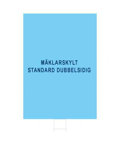 ADT Mäklarskylt 700 x 1000 mm 4-Färgs