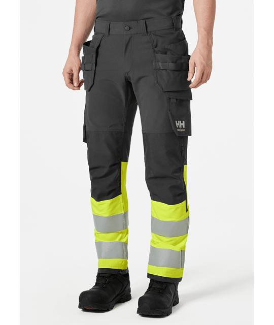Helly Hansen Workwear Alna 4X Varsel Hantverksbyxa kl 1
