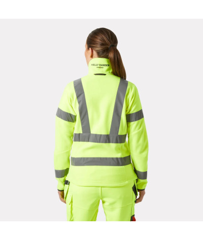 Helly Hansen Workwear Dam Alna 2.0 Varsel Fleecejacka Helly Hansen ...