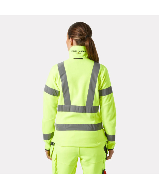 Helly Hansen Workwear Dam Alna 2.0 Varsel Fleecejacka Helly Hansen ...