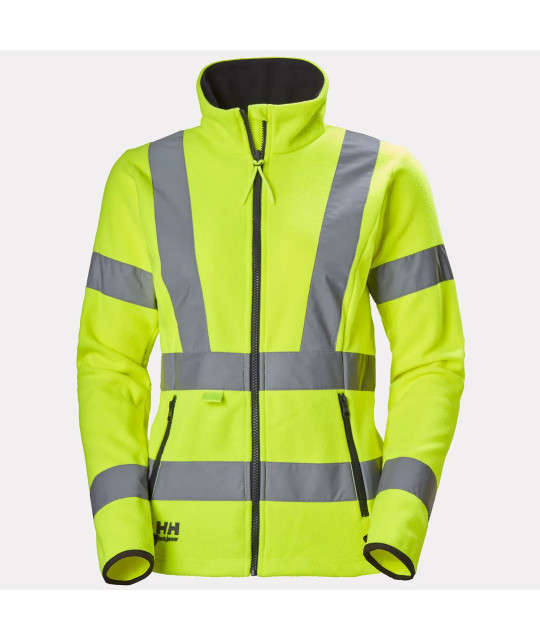 Helly Hansen Workwear Dam Alna 2.0 Varsel Fleecejacka Helly Hansen ...