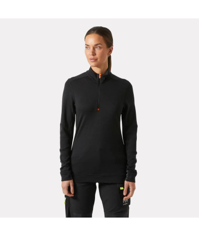 Helly Hansen Workwear Dam LIFA Merino Underställströja Halvzip Hell...