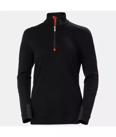 Helly Hansen Workwear Dam LIFA Merino Underställströja Halvzip Hell...