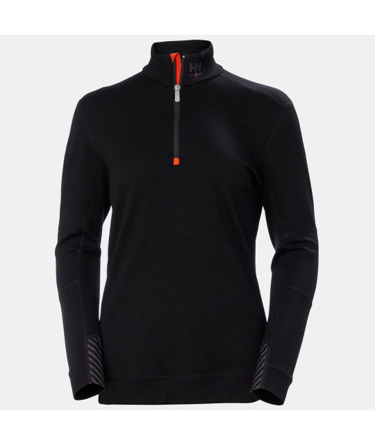 Helly Hansen Workwear Dam LIFA Merino Underställströja Halvzip Hell...