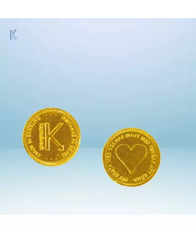 Caramello Chocolate Coin 38mm