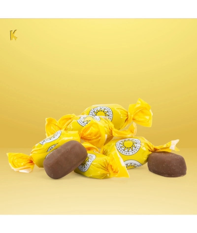 Karamello Twistad chokladöverdragen smörkola | ADT Tryck