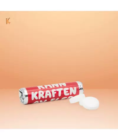 Karamello Frukt/mintrulle 20g | ADT Tryck