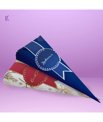 Caramello Cardboard cone own design 80g