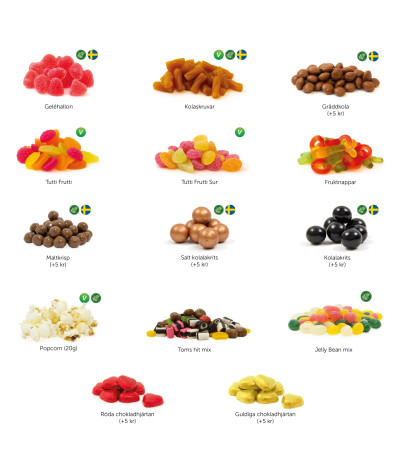 Karamello Pappstrut egen design 80g | ADT Tryck