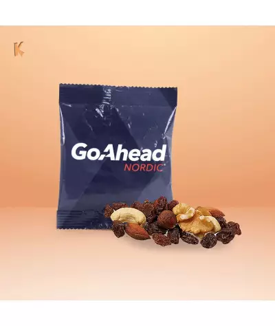 Karamello Nötter & russin 15g | ADT Tryck