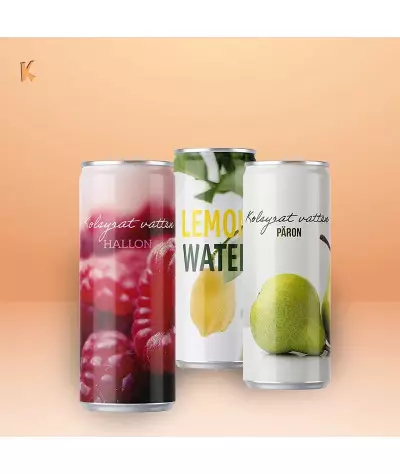 Karamello Kolsyrat smaksatt vatten 330 ml | ADT Tryck