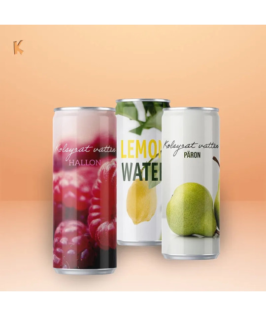 Karamello Kolsyrat smaksatt vatten 330 ml