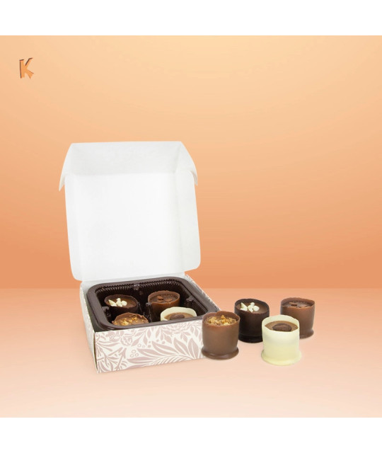 Karamello Belgian luxury chocolates 4-pack