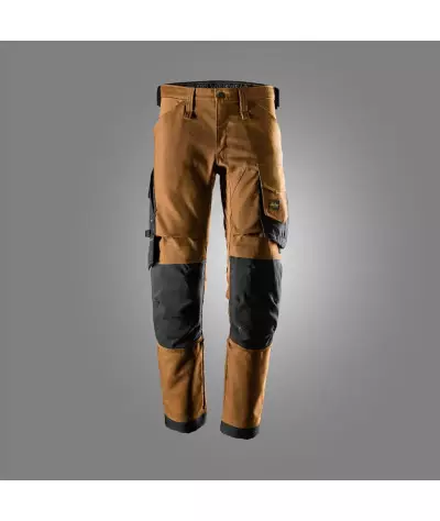 Snickers Workwear Stretchbyxa i Canvas med hölsterfickor, Snickers ...