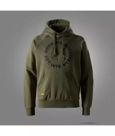 Snickers Workwear Huvtröja i frotté med logo, Snickers Workwear | A...