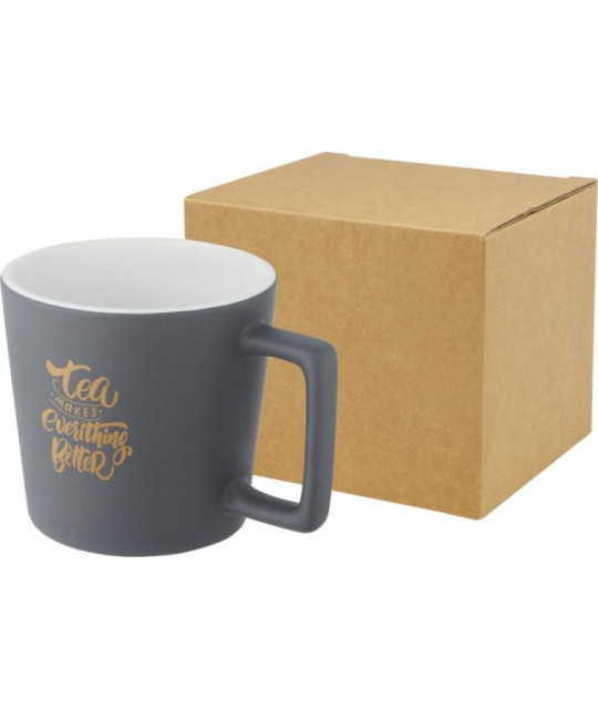 ADT Cali 370 ml keramikmugg med matt yta | ADT Tryck